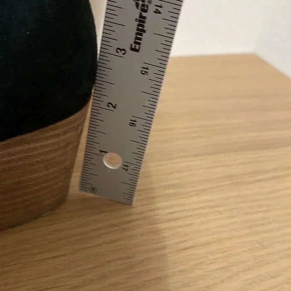 1.State Women's Black Pointed Strappy Ankle Bootie Suede Shoes blocked heel sz 6 - Picture 15 of 16